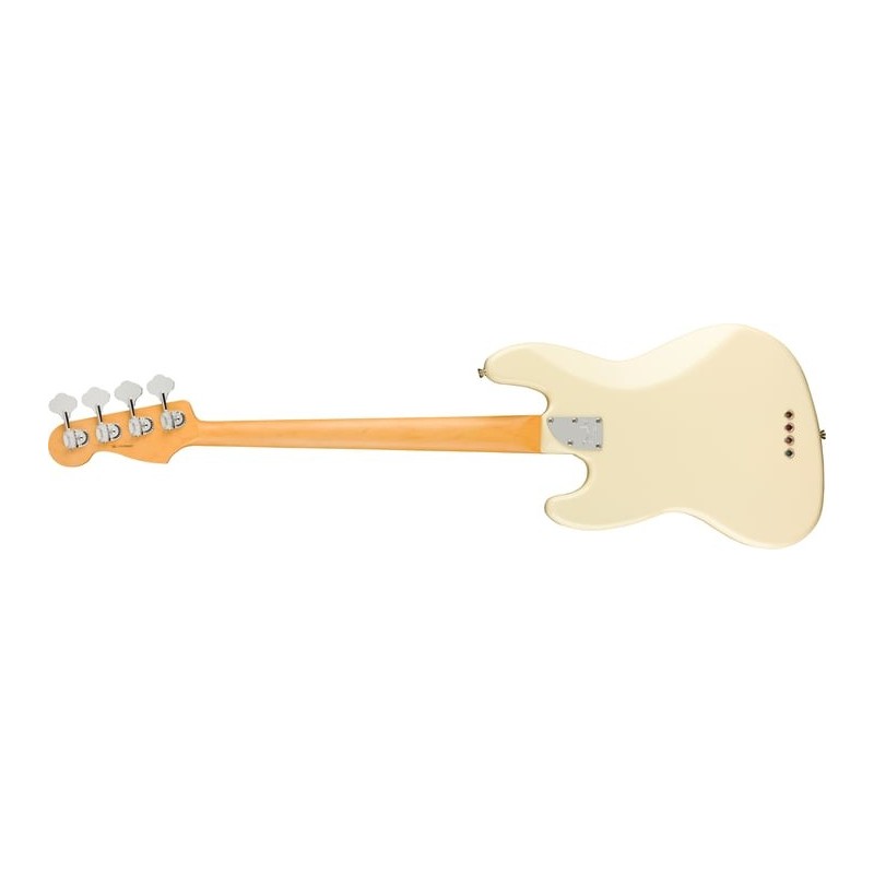 American Professional II Jazz Bass FL RW Olympic White fender