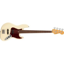 American Professional II Jazz Bass FL RW Olympic White fender
