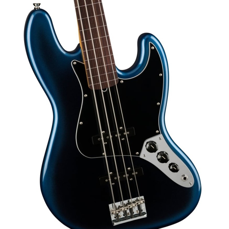 American Professional II Jazz Bass Fretless Rw Dark Night SLJMUSIC.COM
