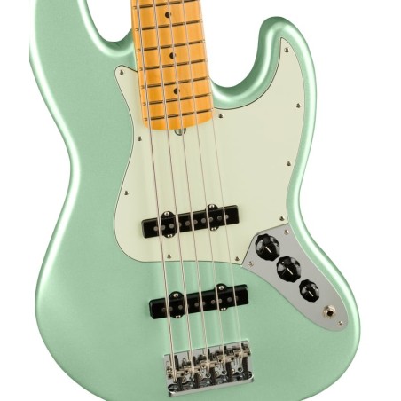 American Professional II Jazz Bass V MN MYSTIC SURF GREEN fender