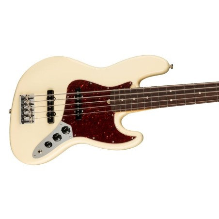 American Professional II Jazz Bass V RW OLYMPIC WHITE fender