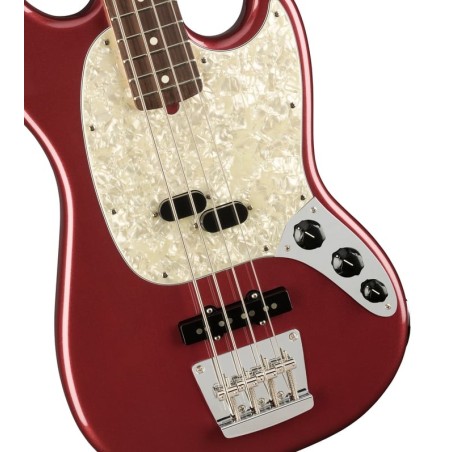 AMERICAN PERFORMER MUSTANG BASS RW AUBERGINE fender