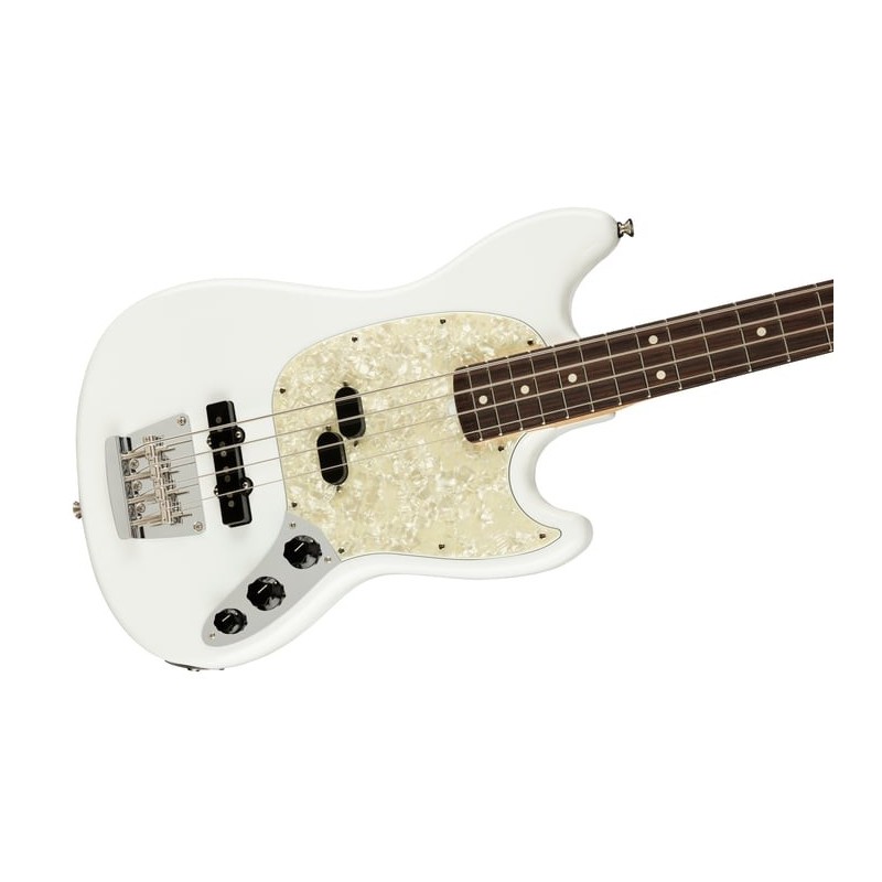 AMERICAN PERFORMER MUSTANG BASS RW ARCTIC WHITE fender