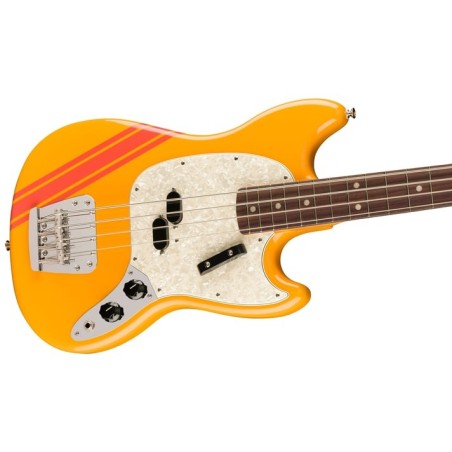 Vintera II '70s Competition Mustang Bass RW Competition Orange fender