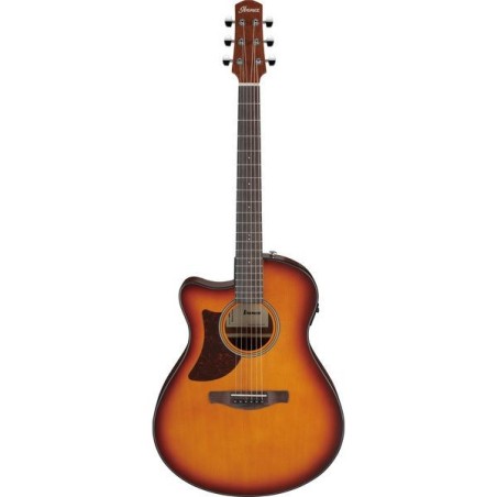 AAM50LCEOLB OPEN PORE LIGHT BROWN SUNBURST LEFT IBANEZ sljmusic.com