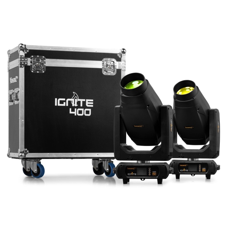 Set de lyres 3en1 IGNITE400 BEAMZ PRO