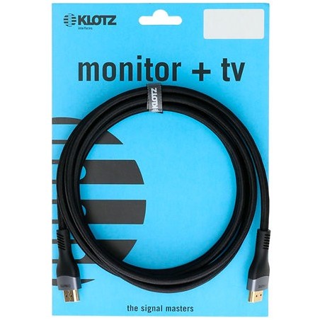 Câble HDMI high speed plat avec Ethernet, 5 m KLOTZ