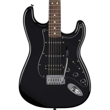 STANDARD STRATOCASTER HSS LRL BLACK FENDER SLJMUSIC.COM