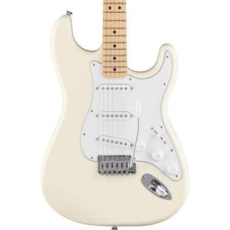 STANDARD STRATOCASTER MN OLYMPIC WHITE FENDER SLJMUSIC.COM