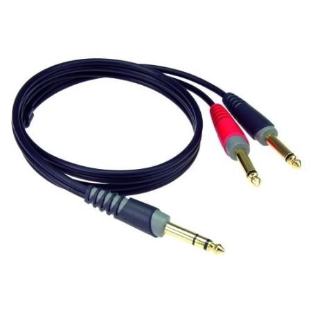 CABLE TWIN 2RCA/2XLR-M 1M KLOTZ