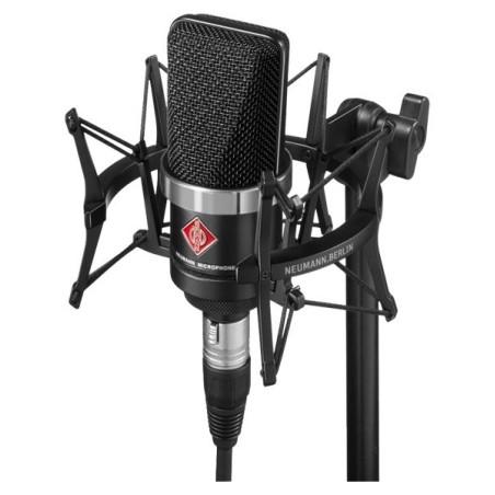 Choix de micros studio à Poitiers, neumann TLM 102 studio set black