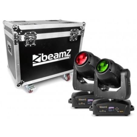 IGNITE180 2 Lyres Spot LED dans un flightcase BeamZ Professional