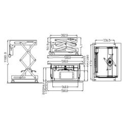  Hauteur 100cm max