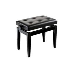 BANQUETTE CLAVIER PIANO STAGG NOIRE MAT