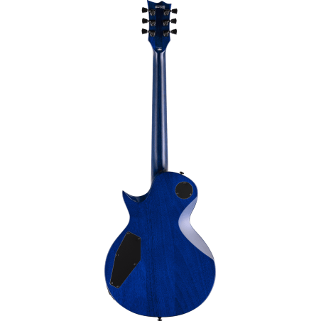 LTD Guitars Ltd Ec1000 Burled Poplar Blue Natural Faded SLJMUSIC.COM