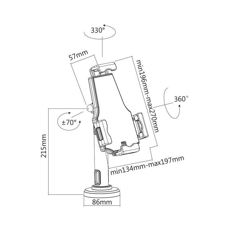 Support universel pour tablette 7.9´´-10.5´´