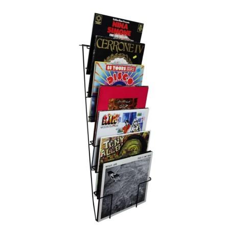 SUPPORT MURAL 60 VINYLES NOIR - VWM 60 BL GLORIUS DJ