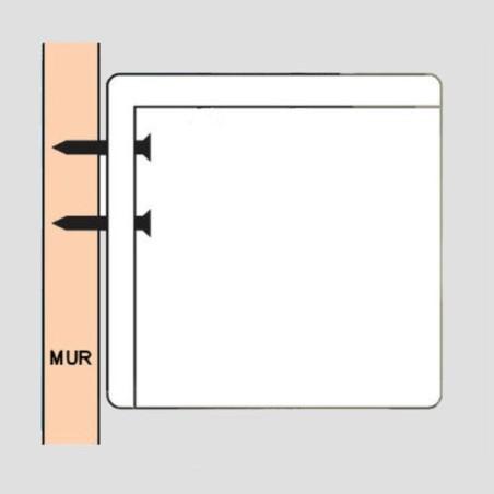 Ecran de projection manuel 1,80x1,13m 16:10
