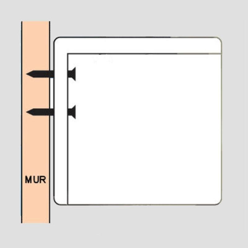 Ecran de projection manuel 2,20x1,24m 16:9