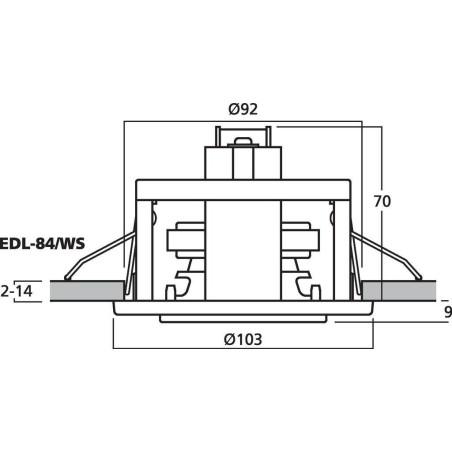 EDL-84/WS MONACOR SLJMUSIC.COM