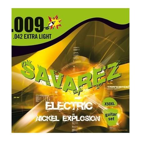 JEU DE CORDES SAVAREZ X50XL Extra Light .009/.042