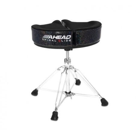 SIÈGE BATTERIE SPINAL-G NOIR PAILLETÉ - EMBASE 4 PIEDS