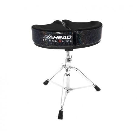 SIÈGE BATTERIE SPINAL-G NOIR PAILLETÉ - EMBASE 3 PIEDS