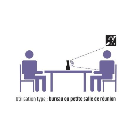 SYSTÈME BOUCLE À INDUCTION MOBILE POUR PERSONNES MALENTENDANTES SLJMUSIC.COM