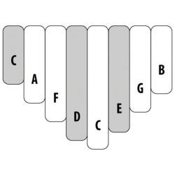 KALIMBA 8 NOTES SUR TABLE + PICKUP AMI HUGH TRACEY