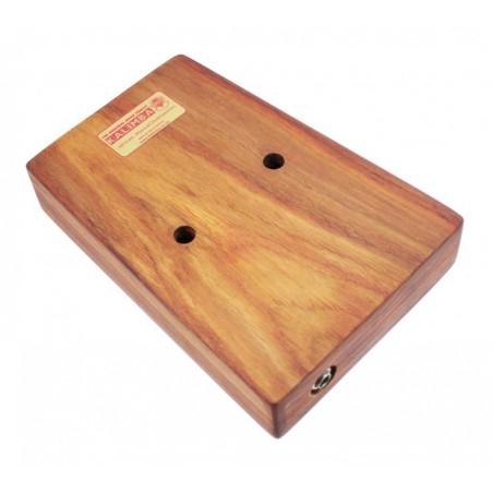 KALIMBA TREBLE 17 NOTES SUR BOÎTE + PICKUP AMI HUGH TRACEY