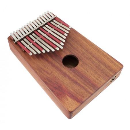 KALIMBA ALTO 15 NOTES SUR BOÎTE + PICKUP AMI HUGH TRACEY