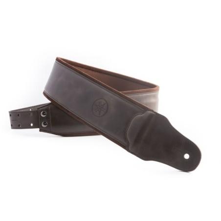 SANGLE GUITARE  BASSE EN CUIR MARRON CLAIR YAMAHA