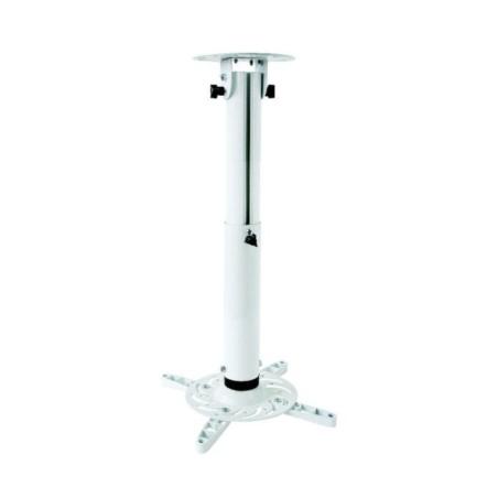 Support plafond vidéoprojecteur Hauteur 30-44cm Blanc