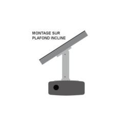 Support plafond vidéoprojecteur Hauteur 30-44cm Blanc