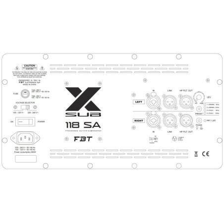 X-SUB-118SA FBT SLJMUSIC.COM