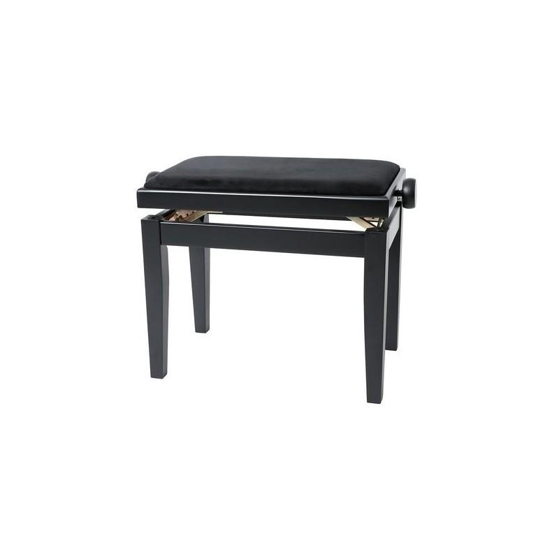 BANQUETTE PIANO DELUXE NOIR MAT GEWA SLJMUSIC.COM