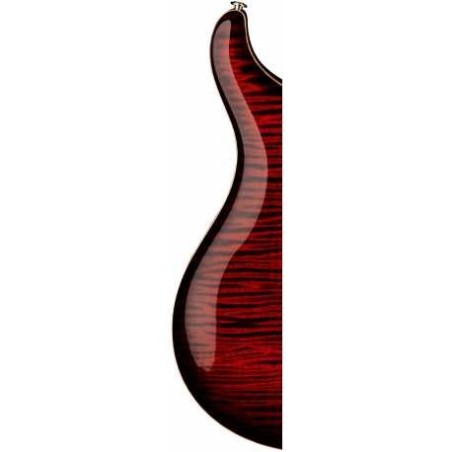 CUSTOM 24 PIEZO FIRE RED BURST PRS