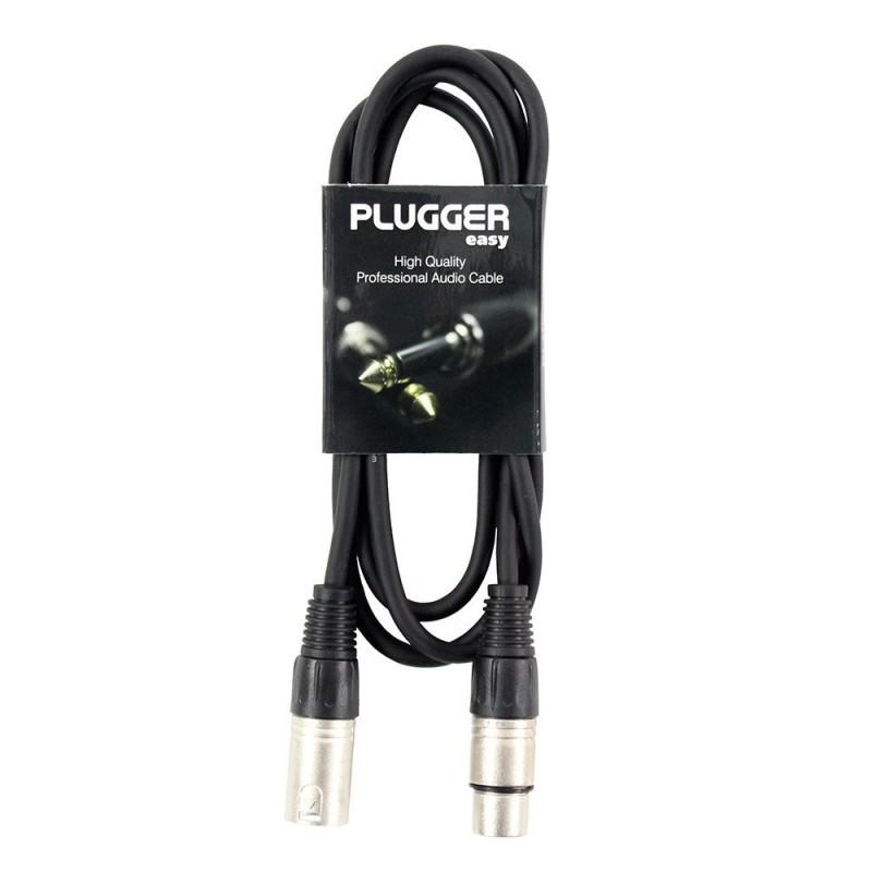 CÂBLE XLR FEMELLE 3B - XLR MÂLE 3B 6M EASY PLUGGER