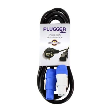 CÂBLE D'ALIMENTATION POWERCON MÂLE - MALE 1.8M ELITE - PLUGGER