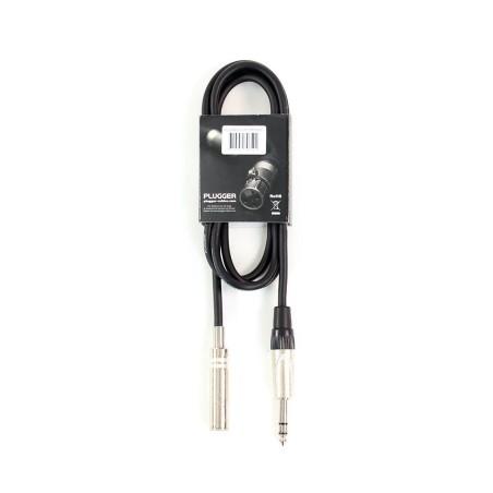 CÂBLE JACK FEMELLE STÉRÉO - JACK MÂLE STÉRÉO 1.50M EASY PLUGGER