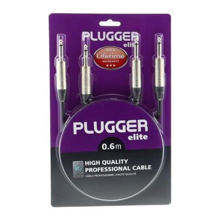 CÂBLE BRETELLE XLR FEMELLE 3B - JACK MÂLE MONO 0.60M ELITE PLUGGER
