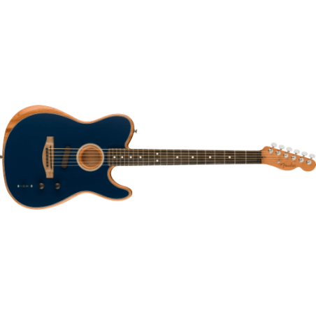 ACOUSTASONIC AMERICAN TELECASTER STEEL BLUE FENDER SLJMUSIC.COM