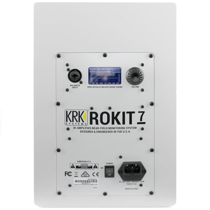 ROKIT RP7 G4 WHITE NOISE (LA PAIRE) KRK SLJMUSIC.COM