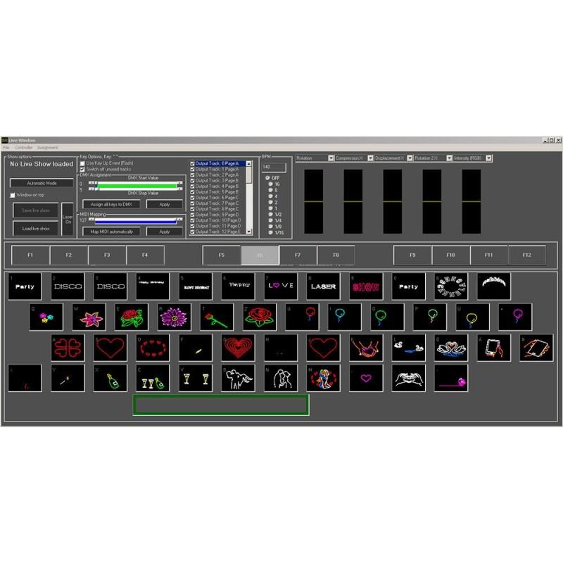 INTERFACE SHOWNET + SHOWEDITOR - LASERWORLD