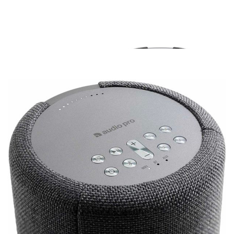 Kit de 2 enceintes Wifi/Bluetooth 52W A10 Audio Pro - Gris foncé