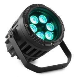 PAR À LED 6 X 3 W 3-EN-1 RGB, IP65, ALU - BWA63