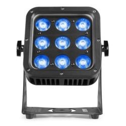 PROJECTEUR ARCHITECTURAL À LED 9 X 8 W 4-EN-1 RGBW, DMX, IP65 - STAR COLOR 72  BeamZ Professional