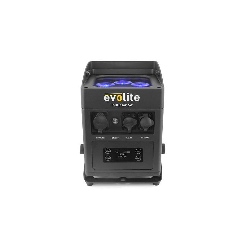 IP-BOX 6X15W EVOLITE SLJMUSIC.COM