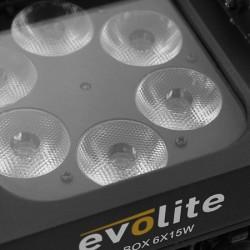 IP-BOX 6X15W EVOLITE SLJMUSIC.COM