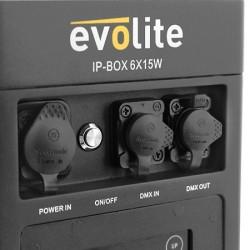 IP-BOX 6X15W EVOLITE SLJMUSIC.COM